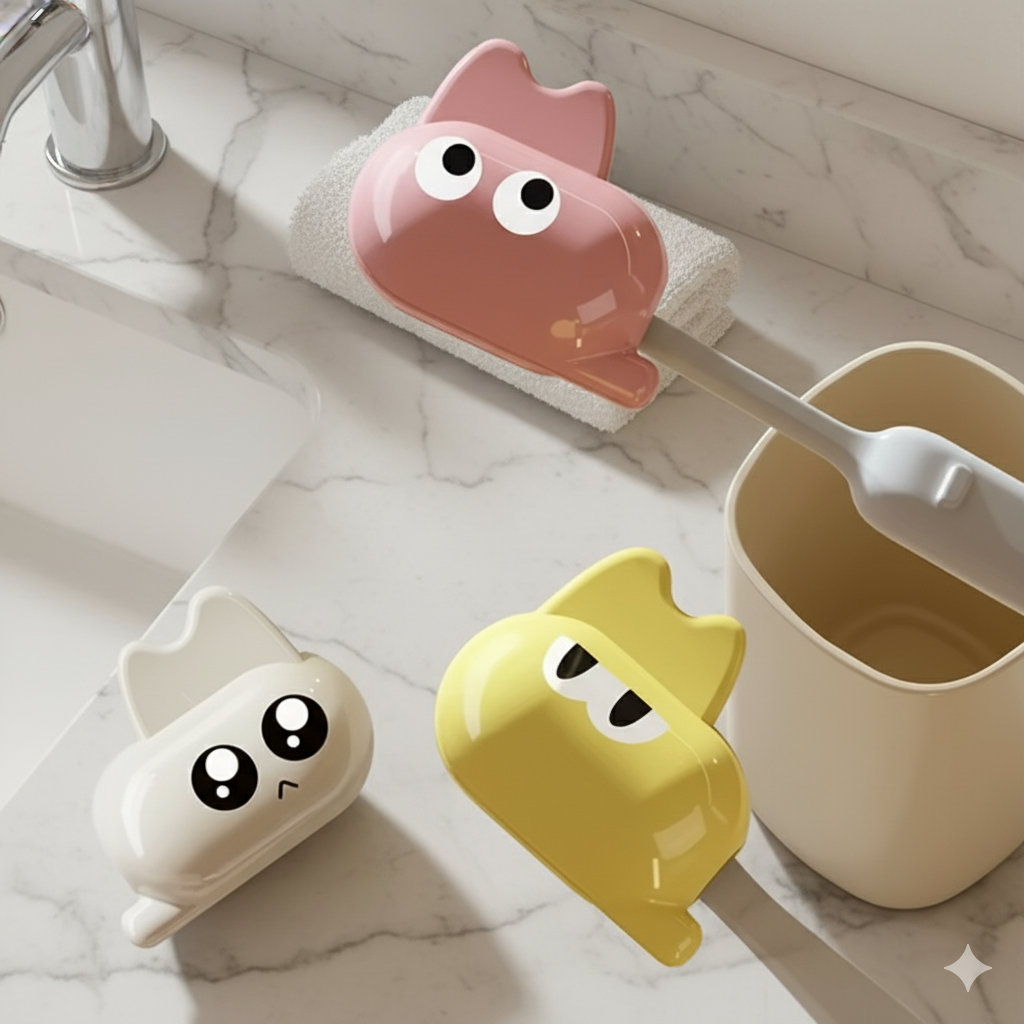 White Brush Buddies Toothbrush Head Cover Cap